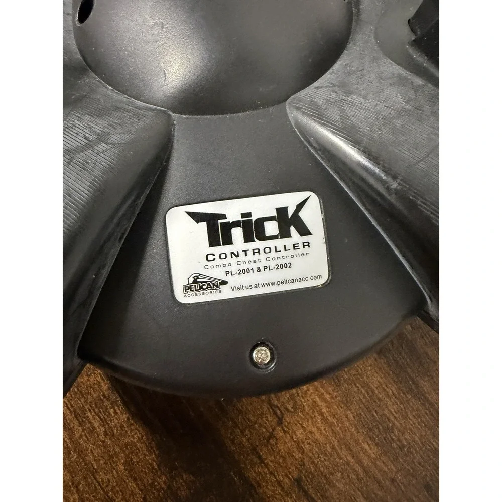 Pelican Trick Controller Black Xbox Original PL-2001 PL-2002 No Breakaway